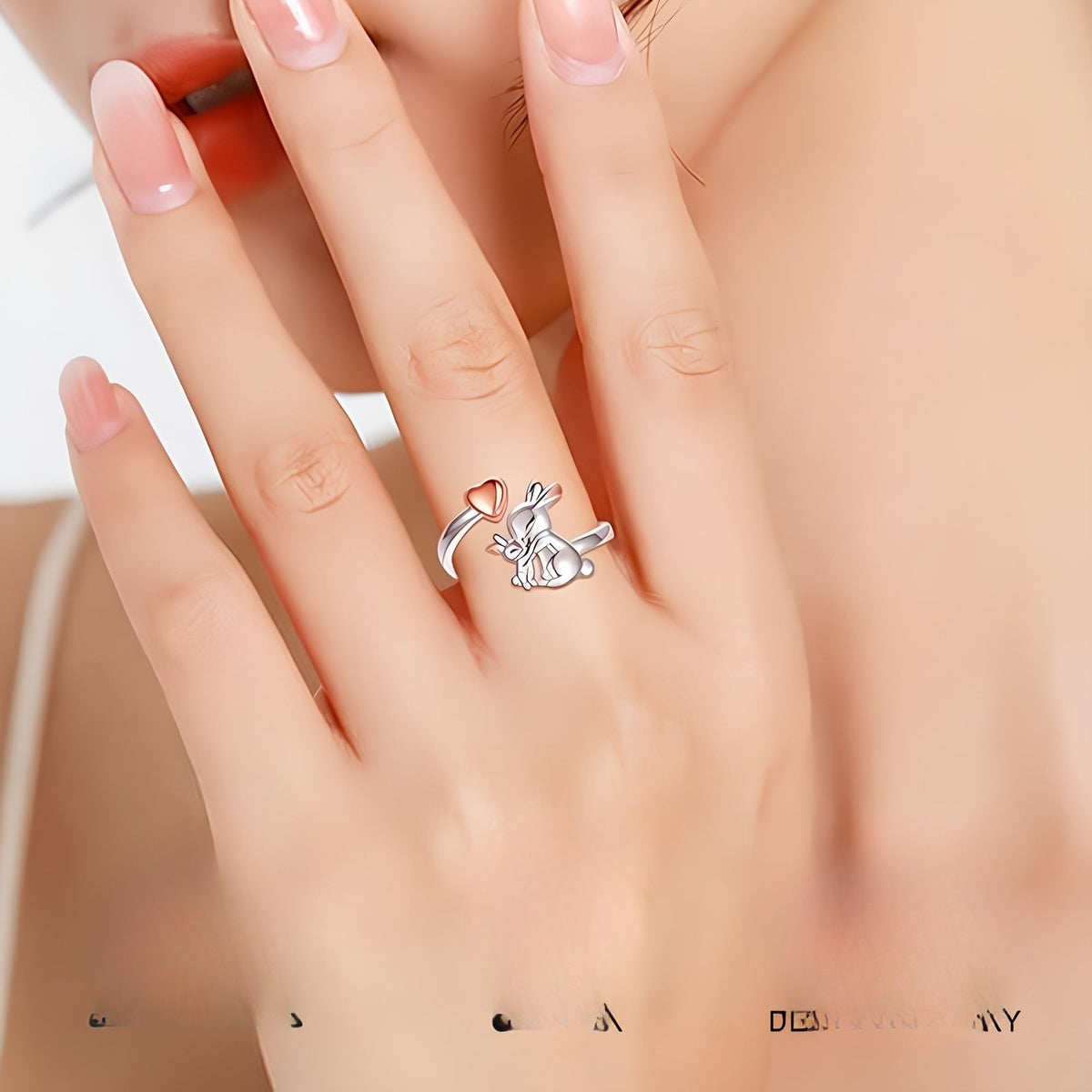 Bunny Hug Adjustable Ring