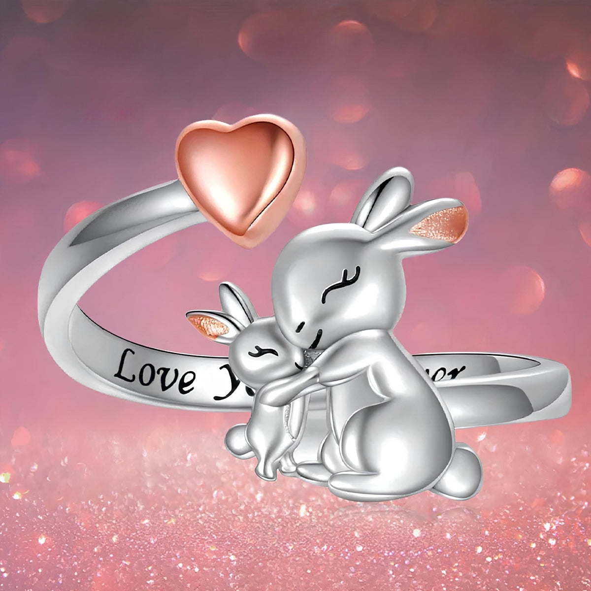Bunny Hug Adjustable Ring