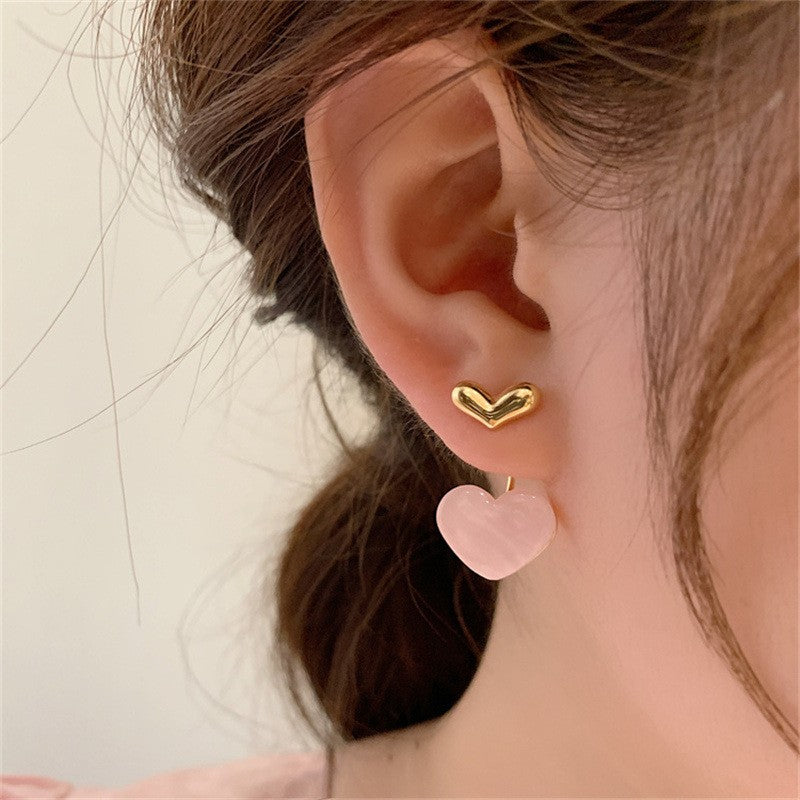 Heart Drop Earrings