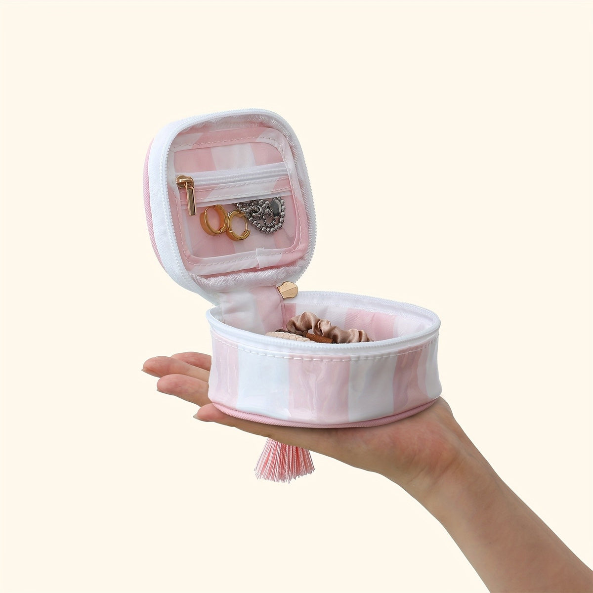 Striped Jewelry Box