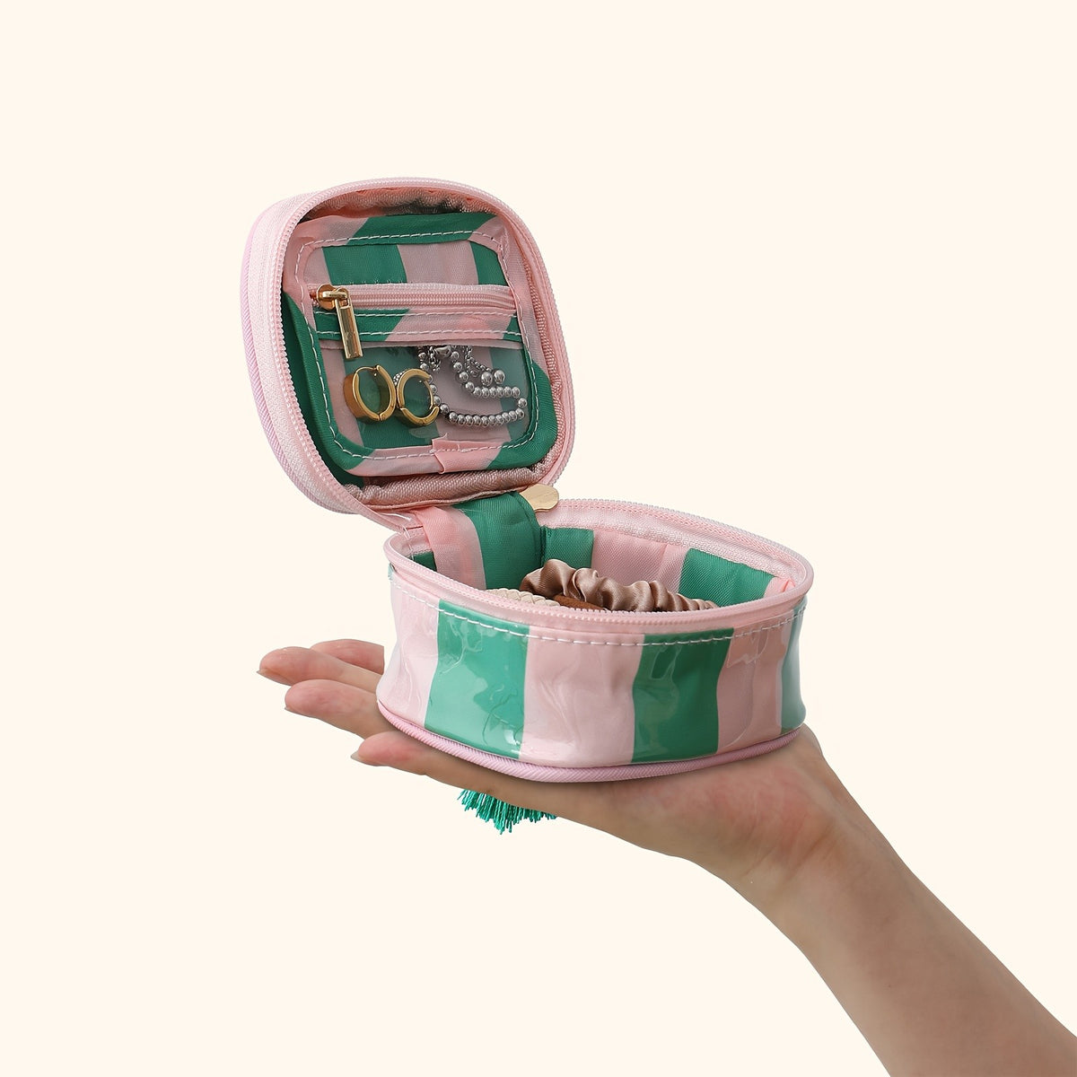 Striped Jewelry Box