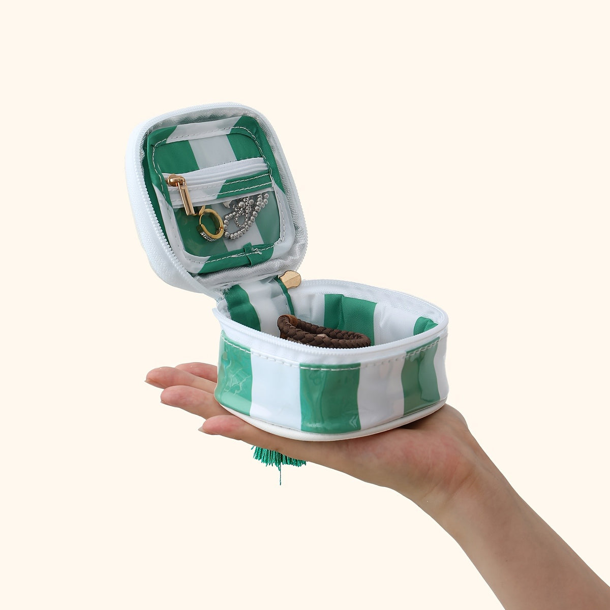 Striped Jewelry Box