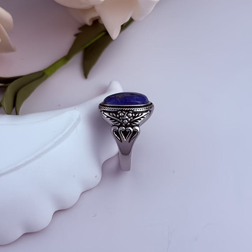 Blue Stone Statement Ring