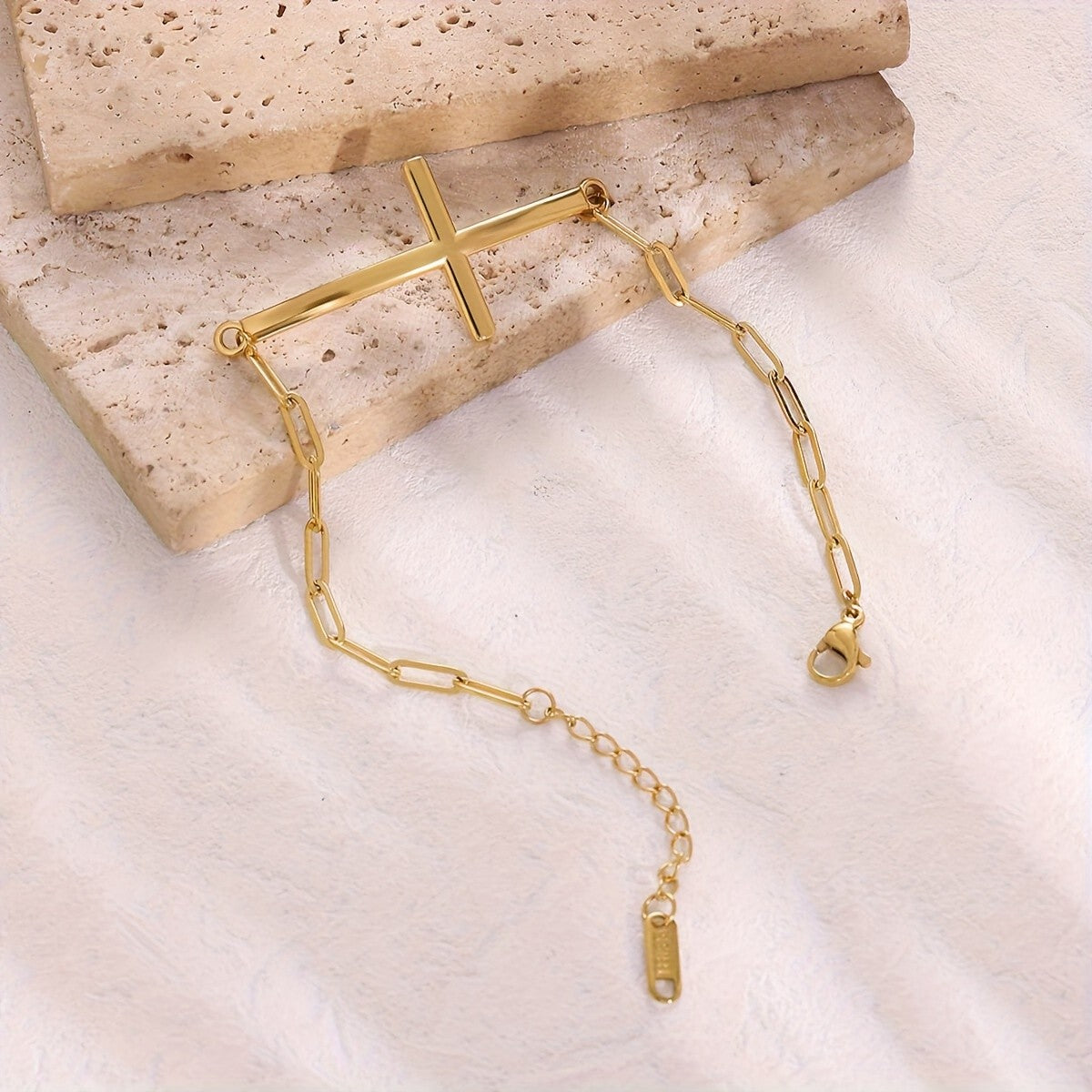 Horizontal Cross Link Bracelet