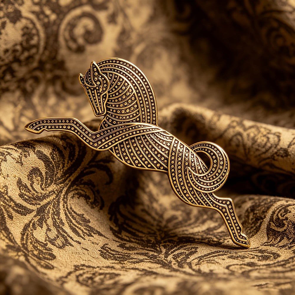 Vintage Horse Brooch