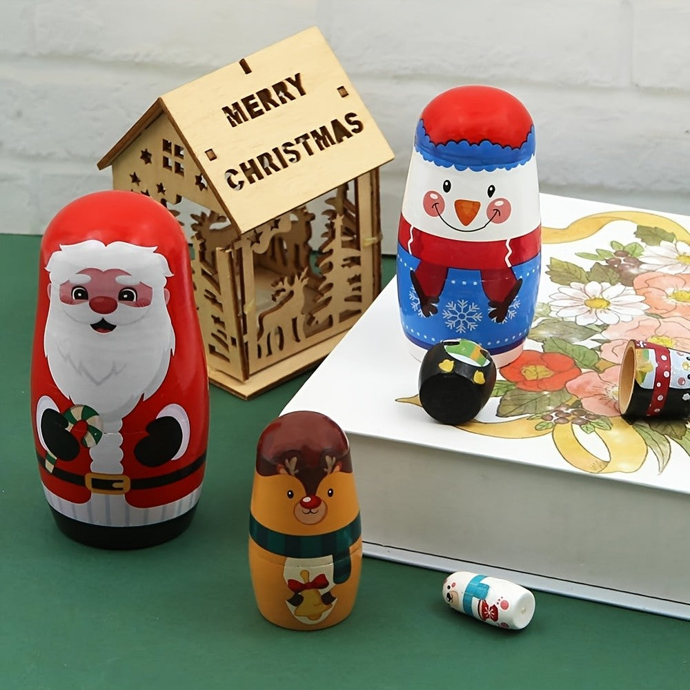 Christmas Nesting Doll Set
