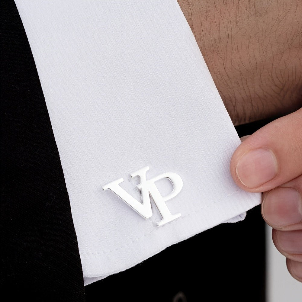 Personalized Initial Cufflinks