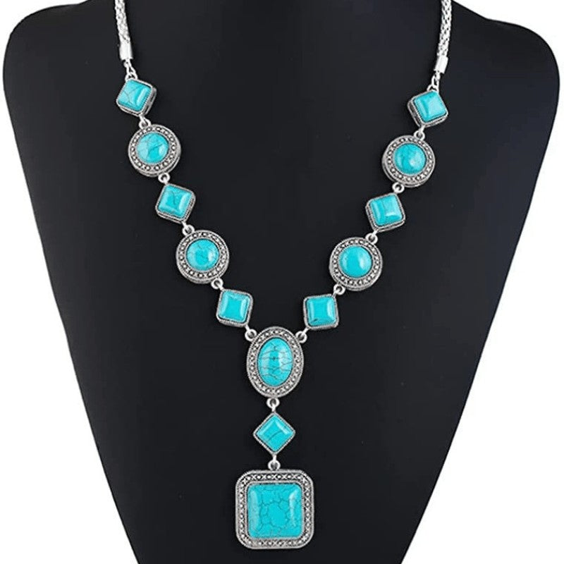 Pink Stone Jewelry Set