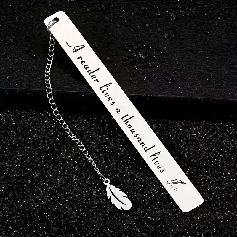 Reader Quote Feather Bookmark
