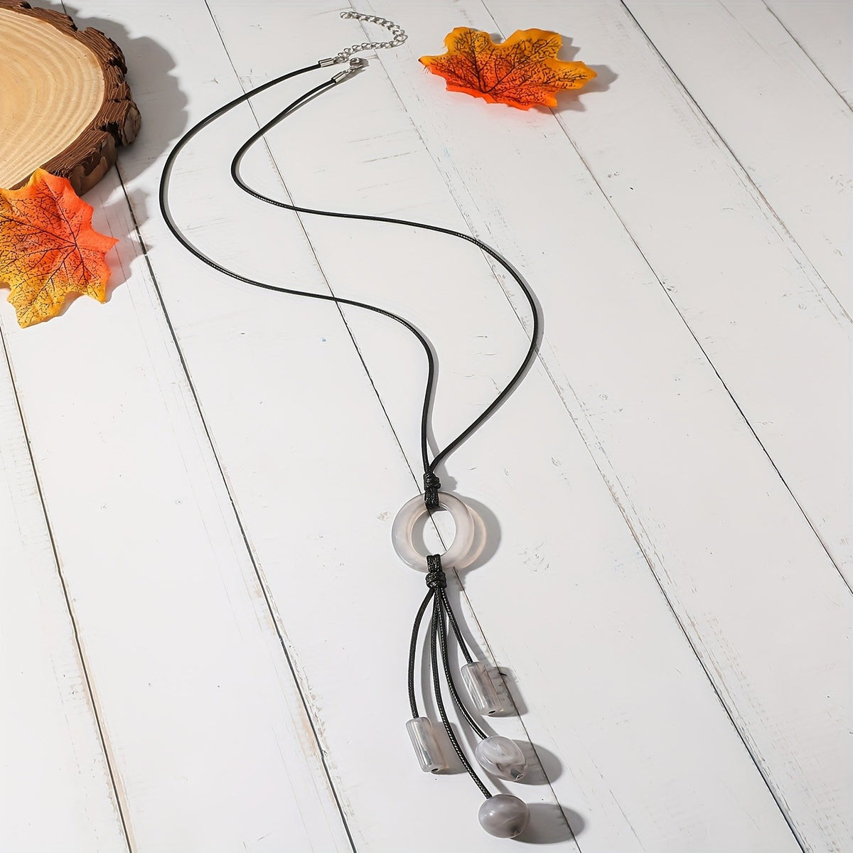 Donut Pendant Necklace