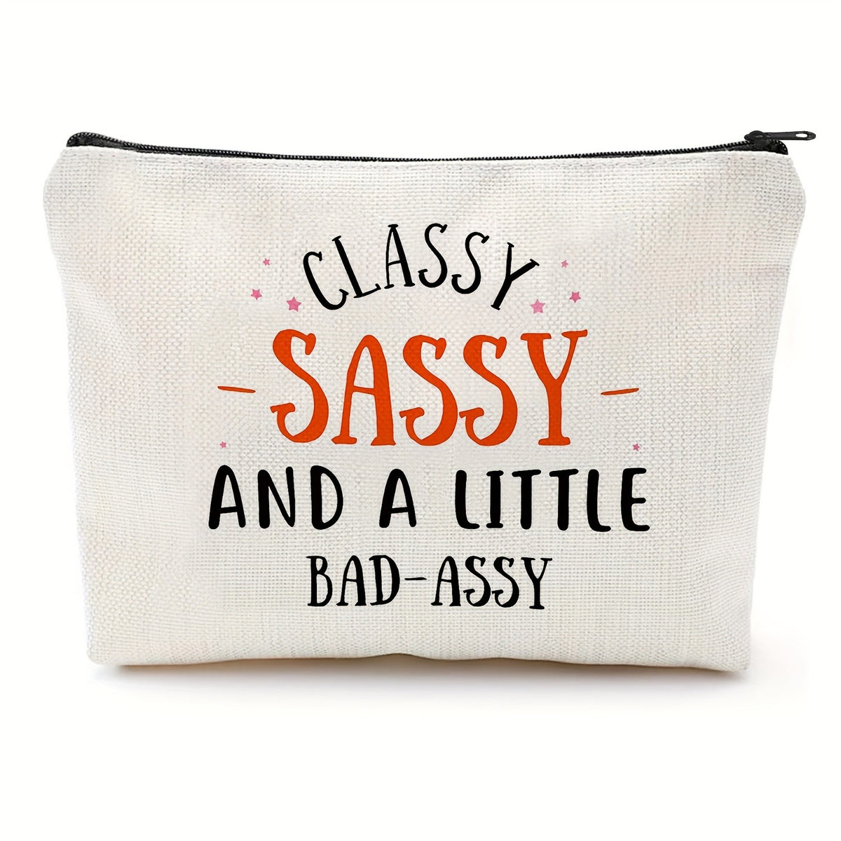 Classy Sassy Canvas Pouch