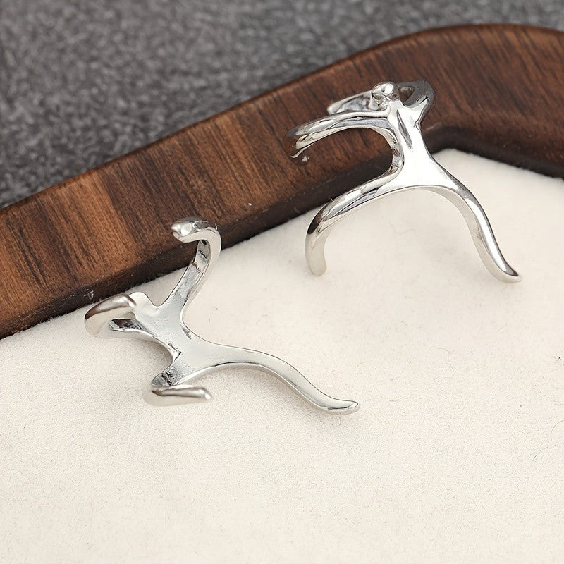 Climbing Figure Ear Cuffs