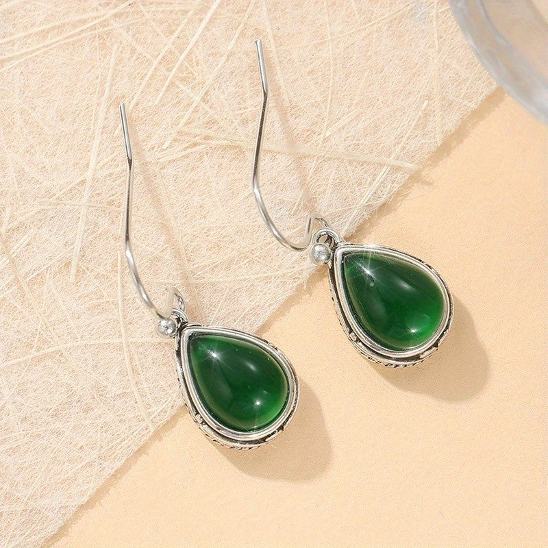 Blue Teardrop Earrings