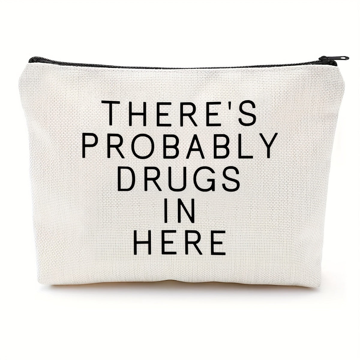 Text Graphic Zip Pouch