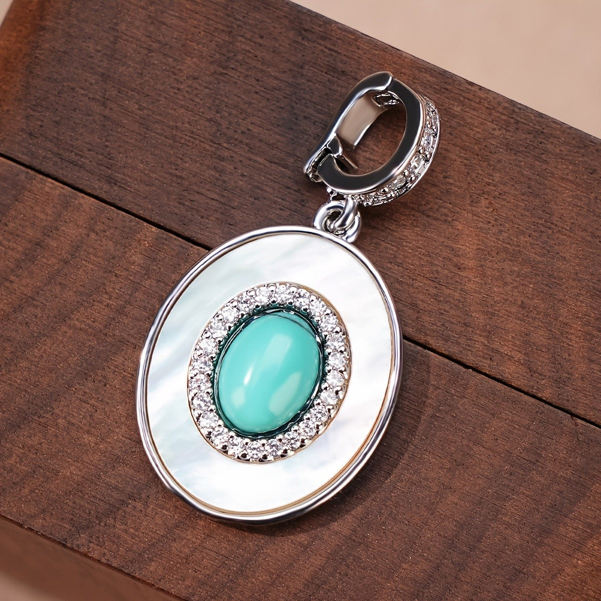 Turquoise Oval Pendant