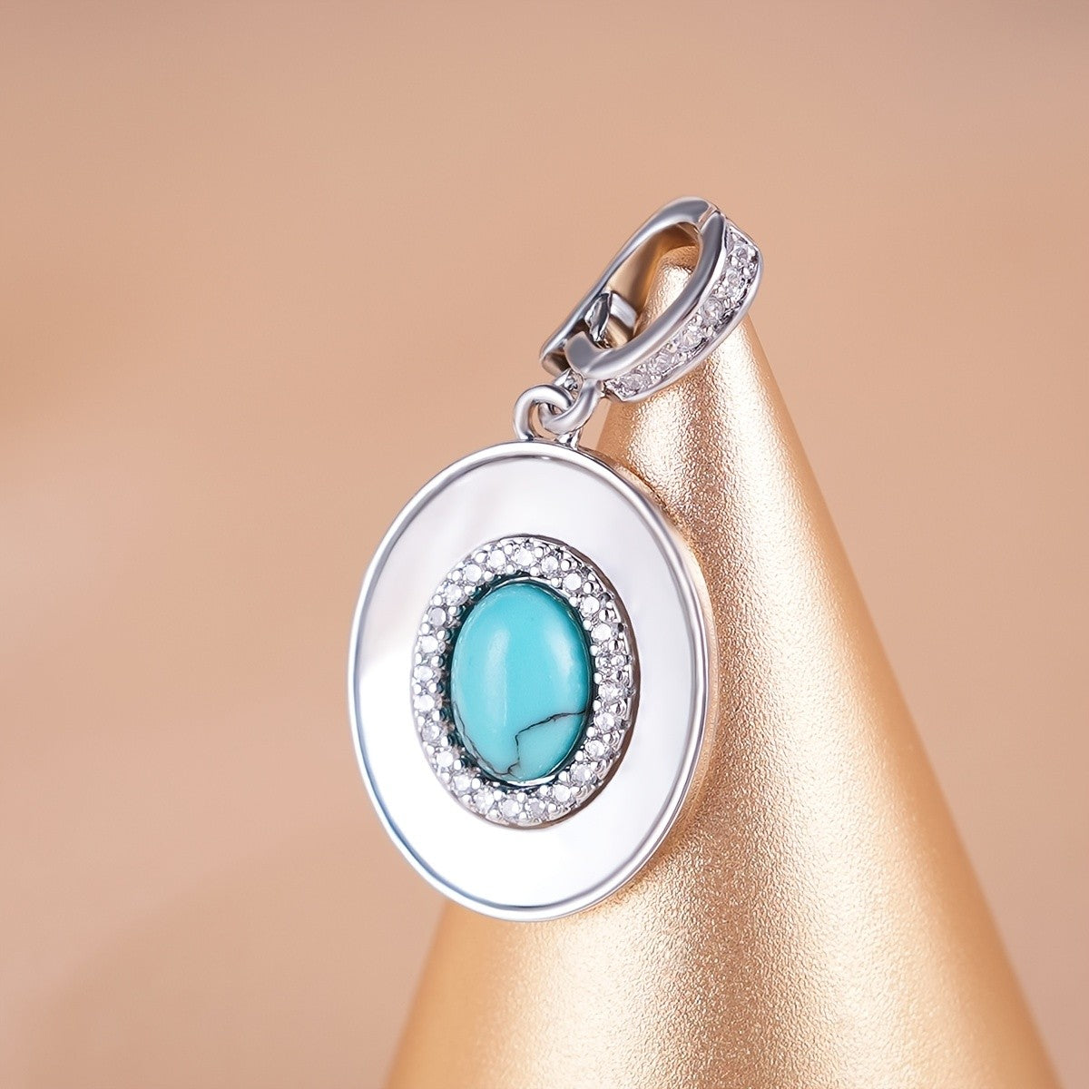 Turquoise Oval Pendant