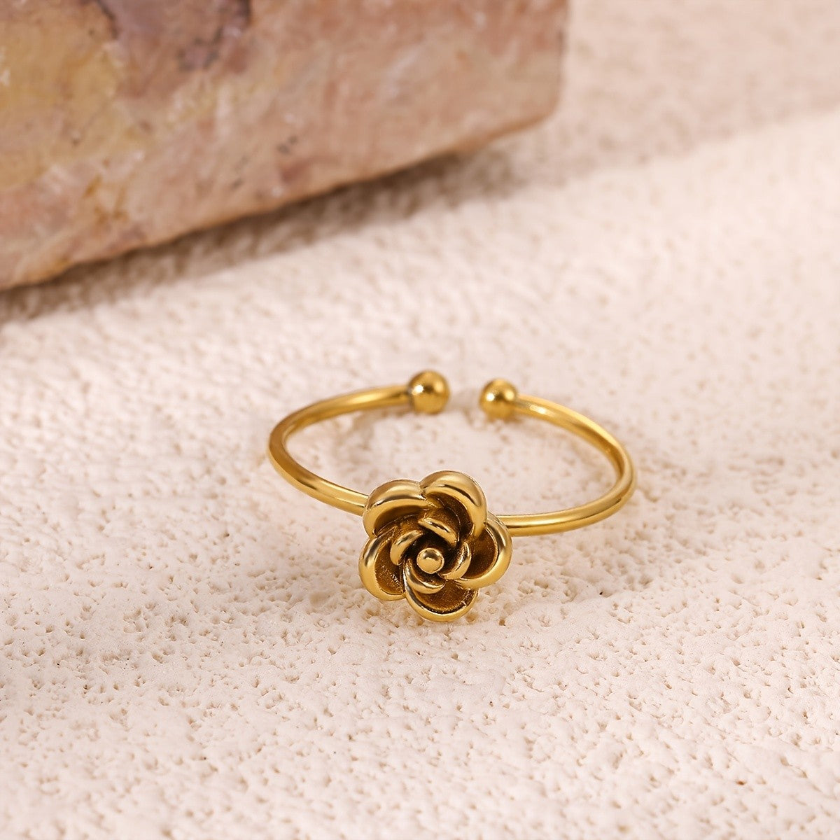 Mini Rose Flower Ring