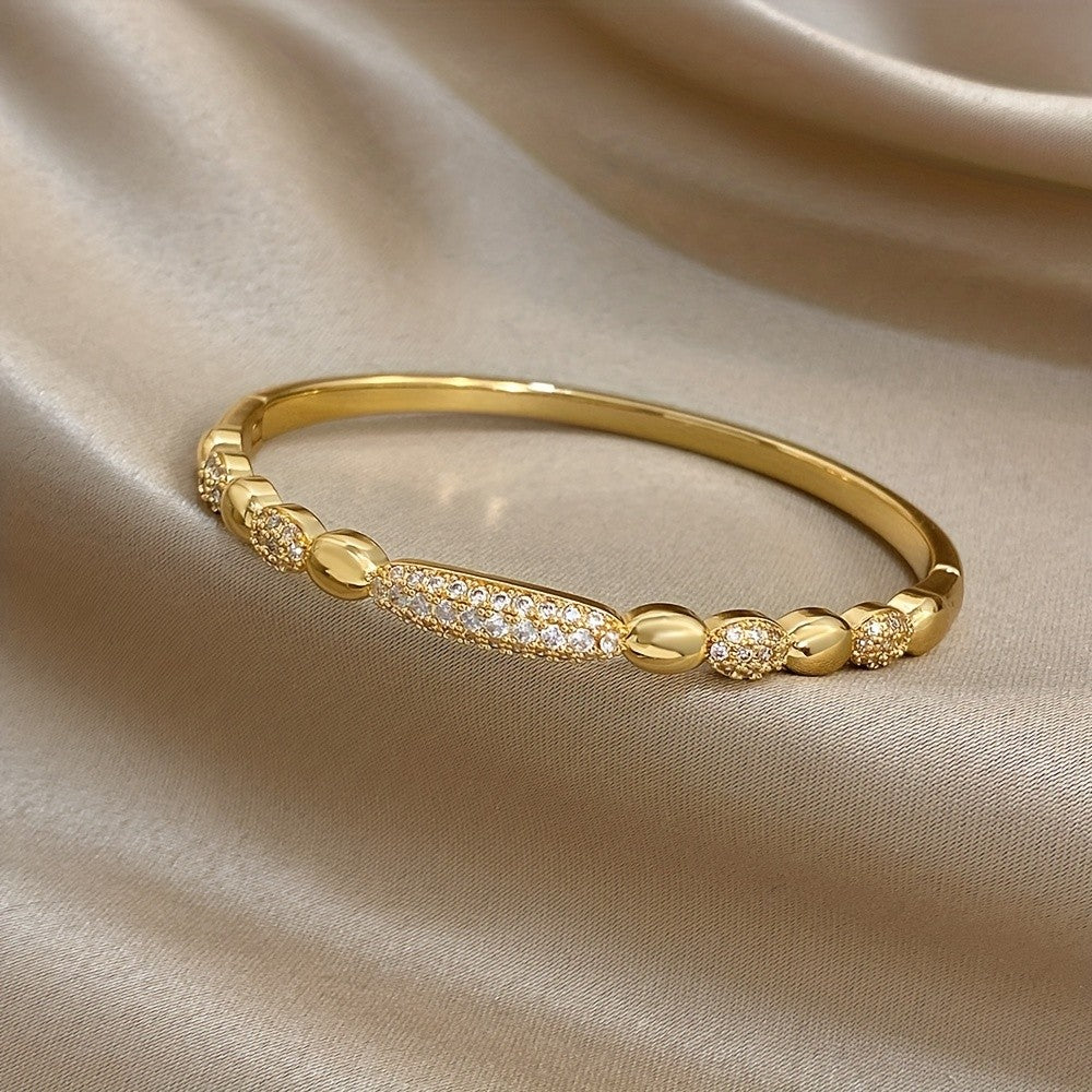 Crystal Oval Link Bracelet