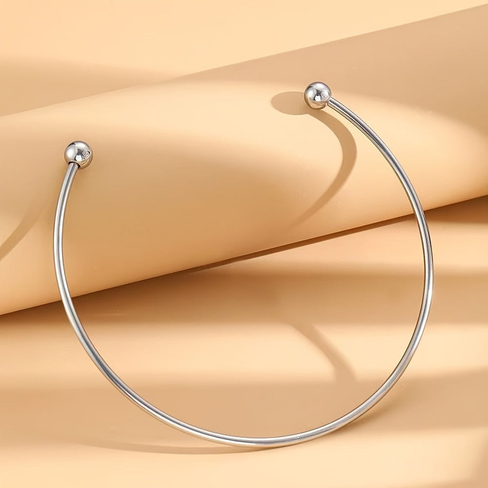 Double Ball Collar Necklace