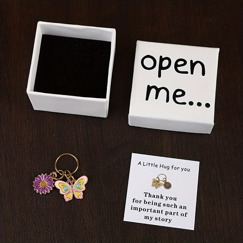 Butterflower Keychain Gift Set