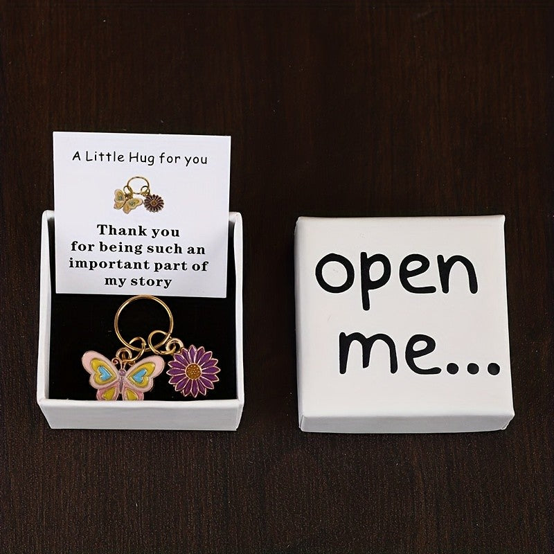 Butterflower Keychain Gift Set