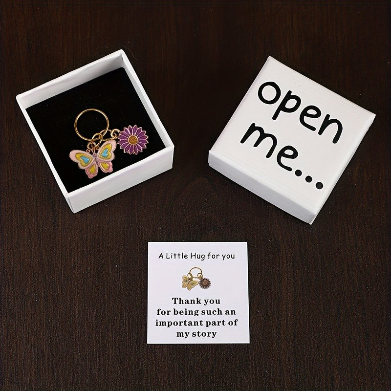 Butterflower Keychain Gift Set