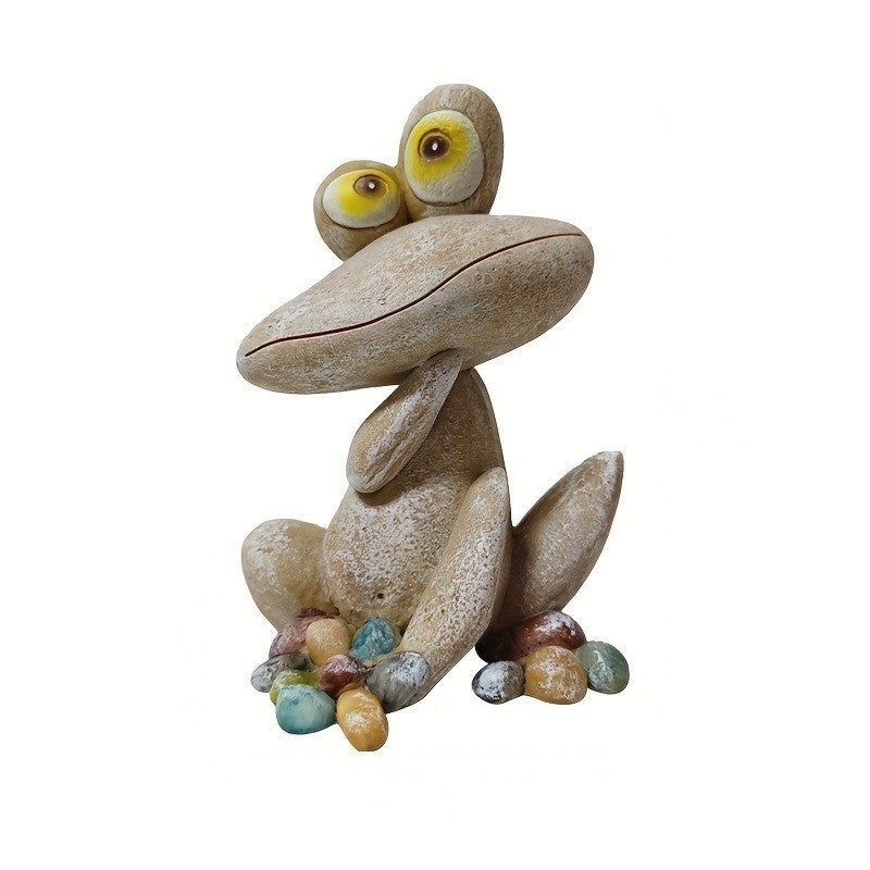 Sitting Frog Garden Statue