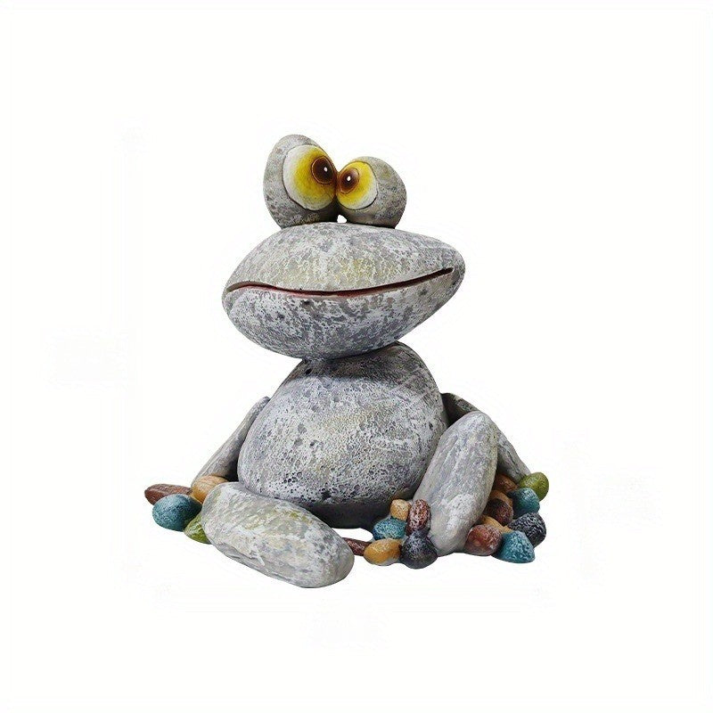 Sitting Frog Garden Statue