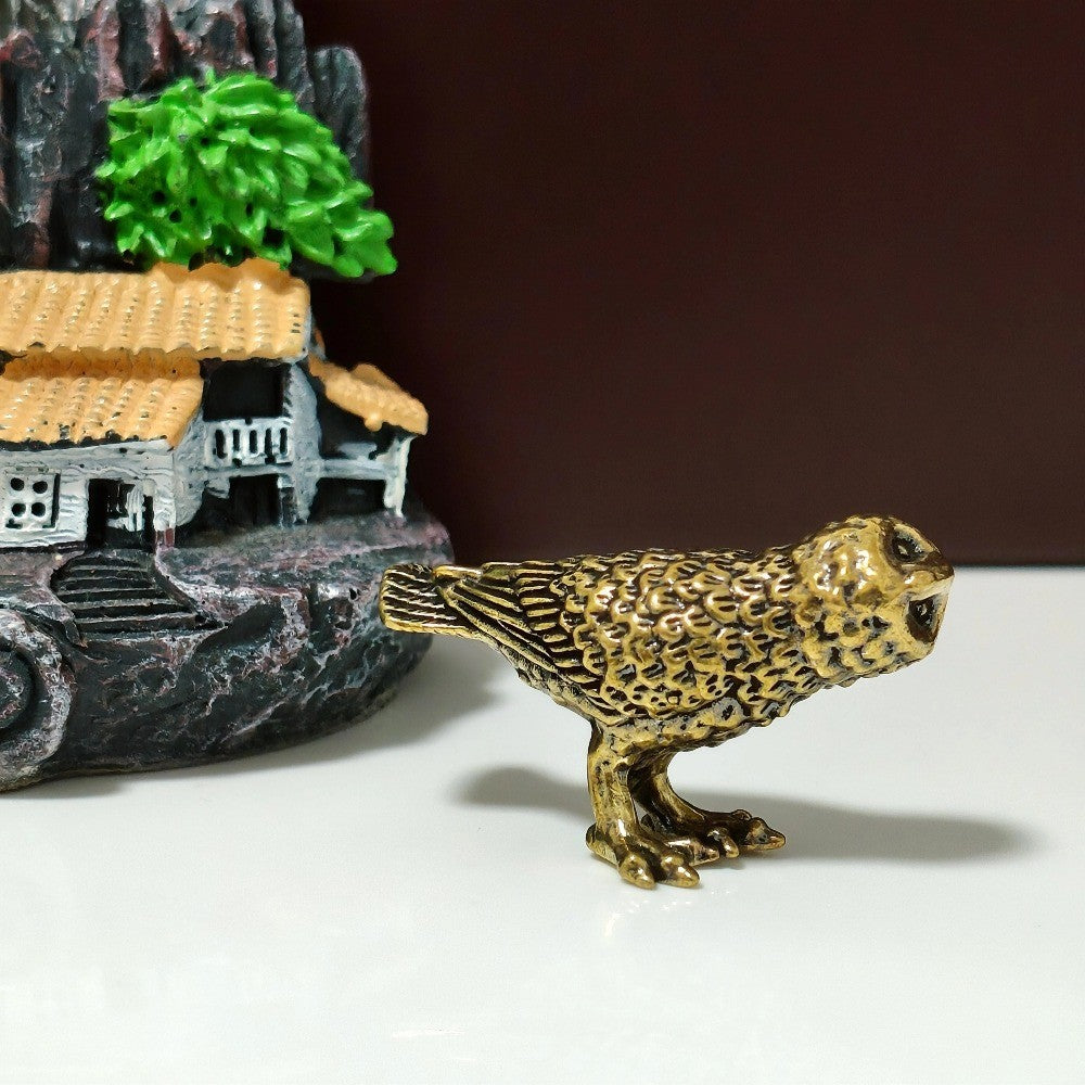 Textured Owl Figurine