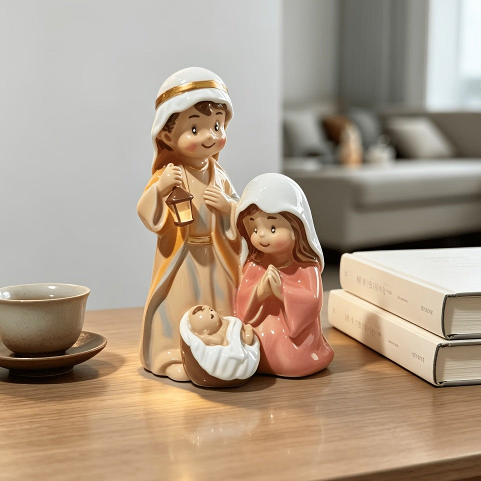 Praying Holy Family Figurine Set