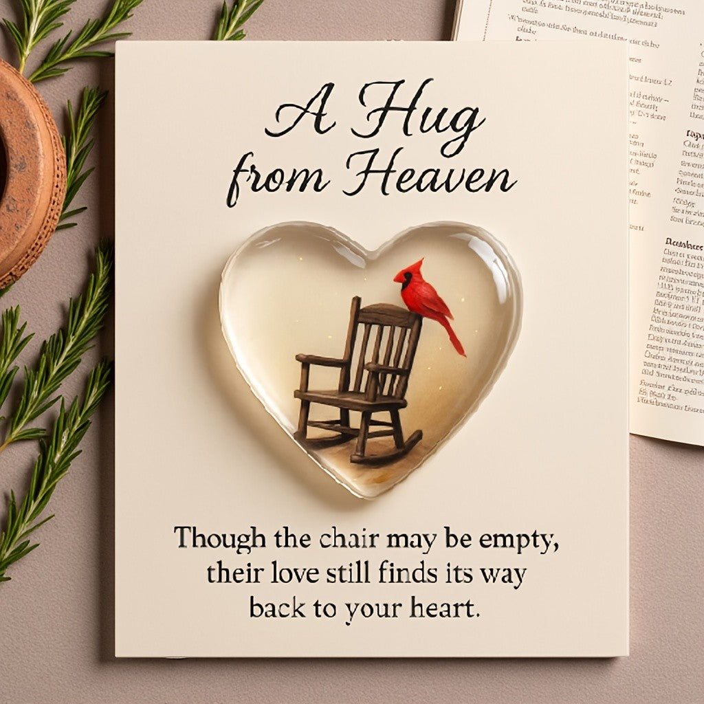 Heart Rocking Chair Keepsake Card