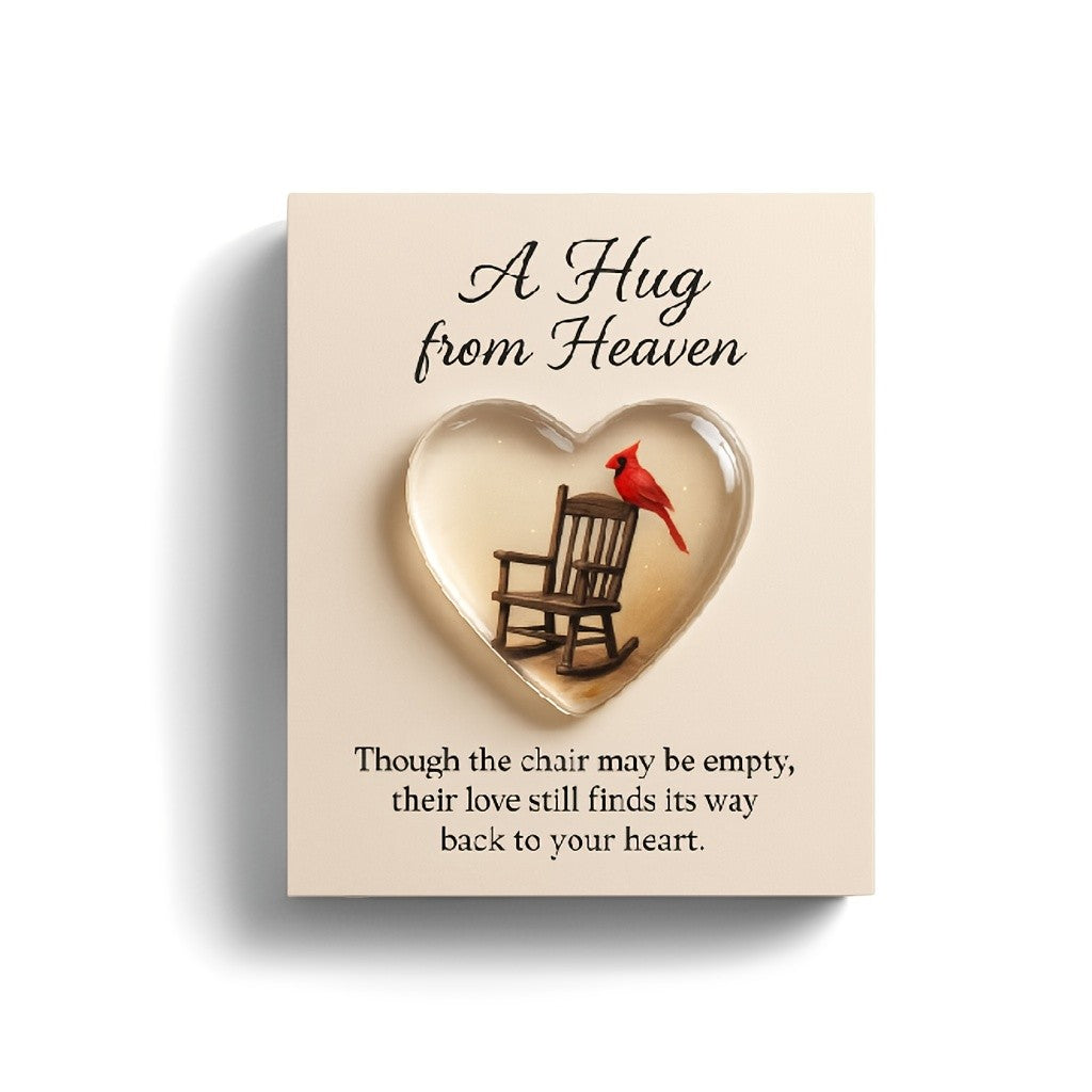Heart Rocking Chair Keepsake Card
