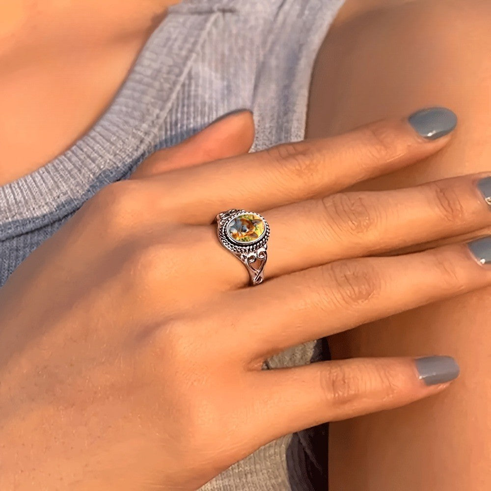 Corgi Portrait Ring
