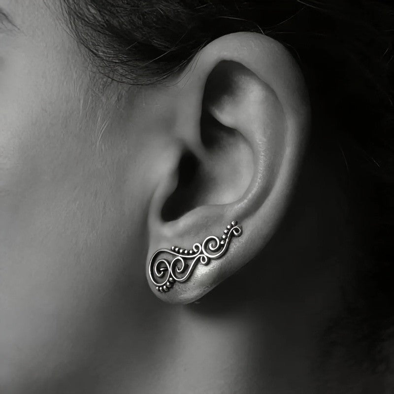 Scroll Pattern Ear Cuff