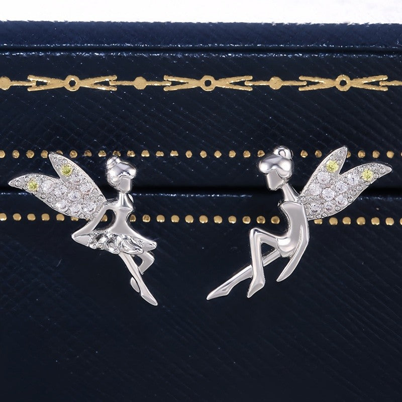 Crystal Fairy Stud Earrings
