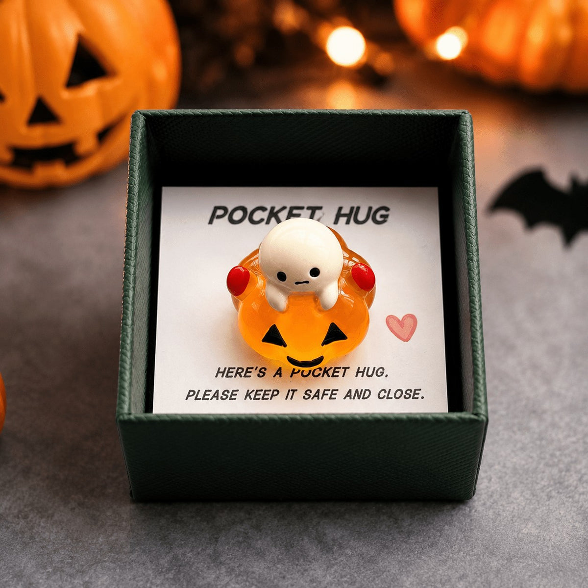 Pocket Hug Pumpkin Charm
