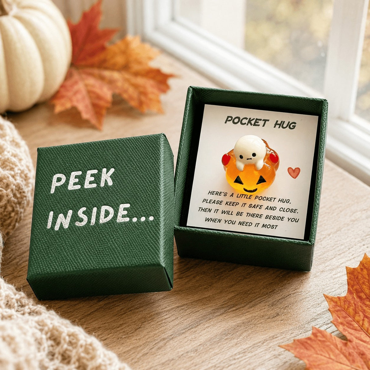 Pocket Hug Pumpkin Charm
