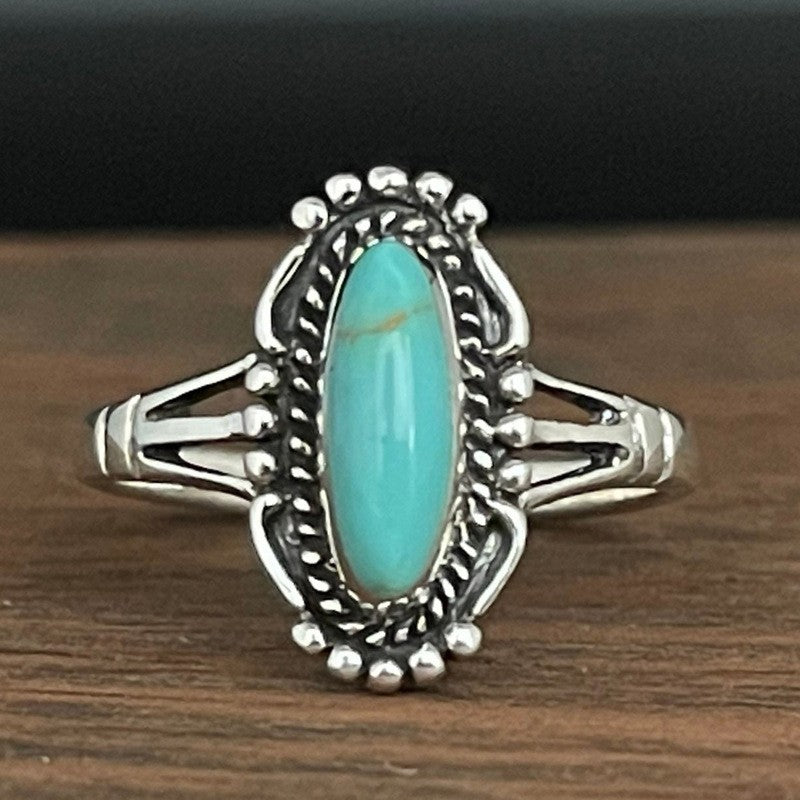 Turquoise Oval Statement Ring
