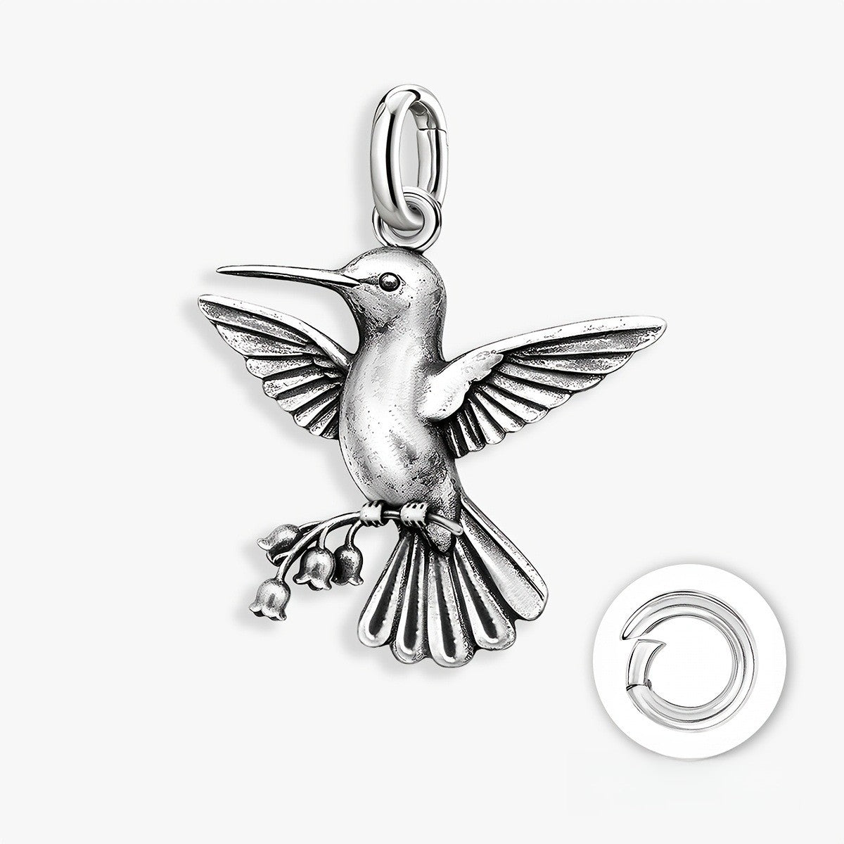 Hummingbird Charm Pendant