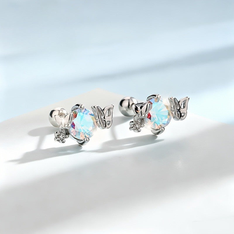 Aurora Butterfly Stud Earrings
