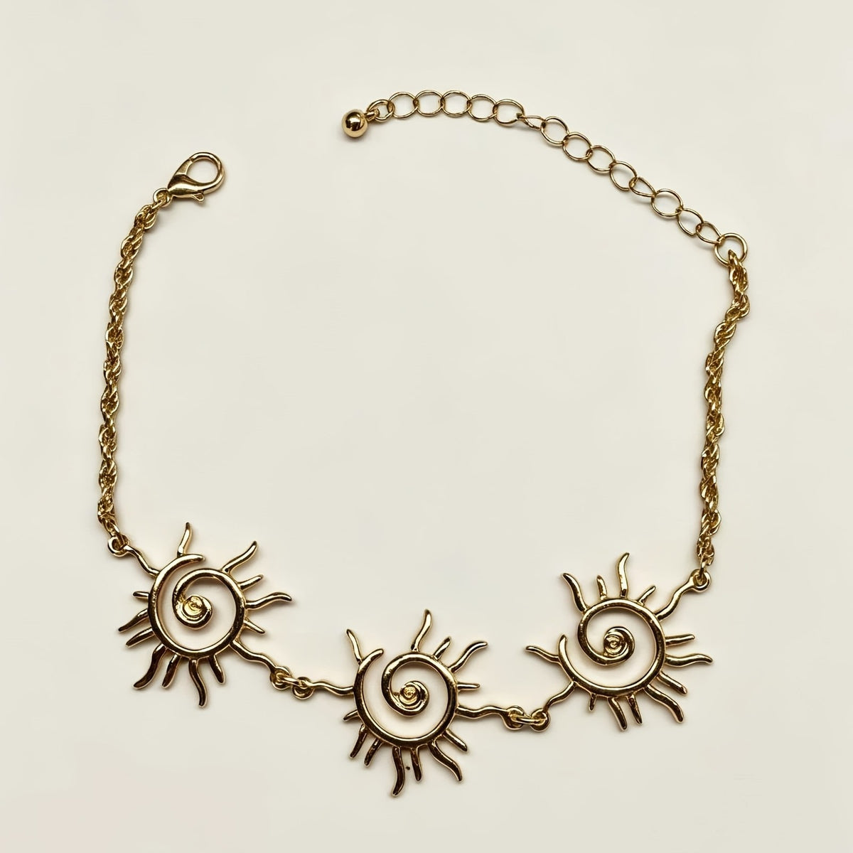 Sun Charm Anklet