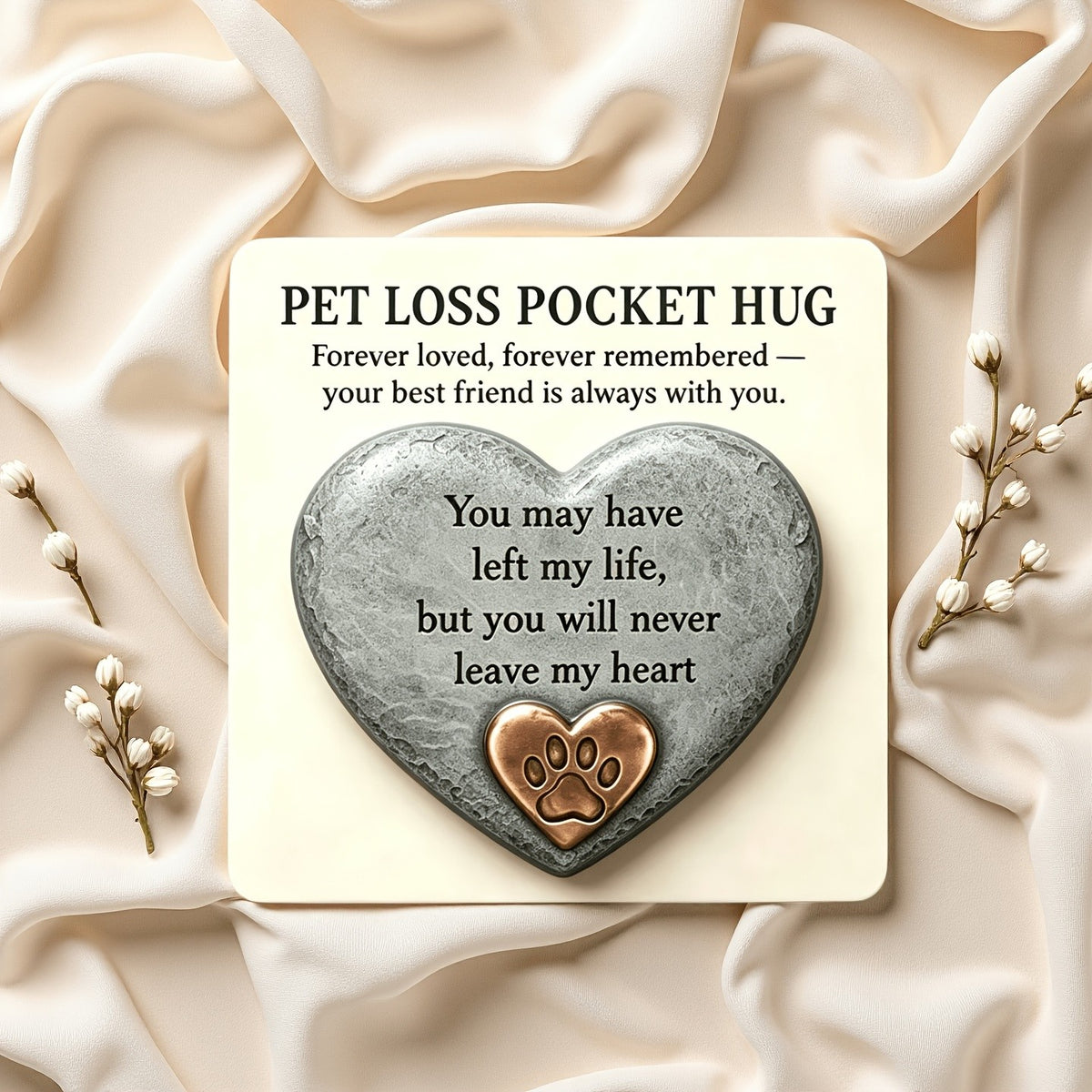 Pet Loss Pocket Hug Card