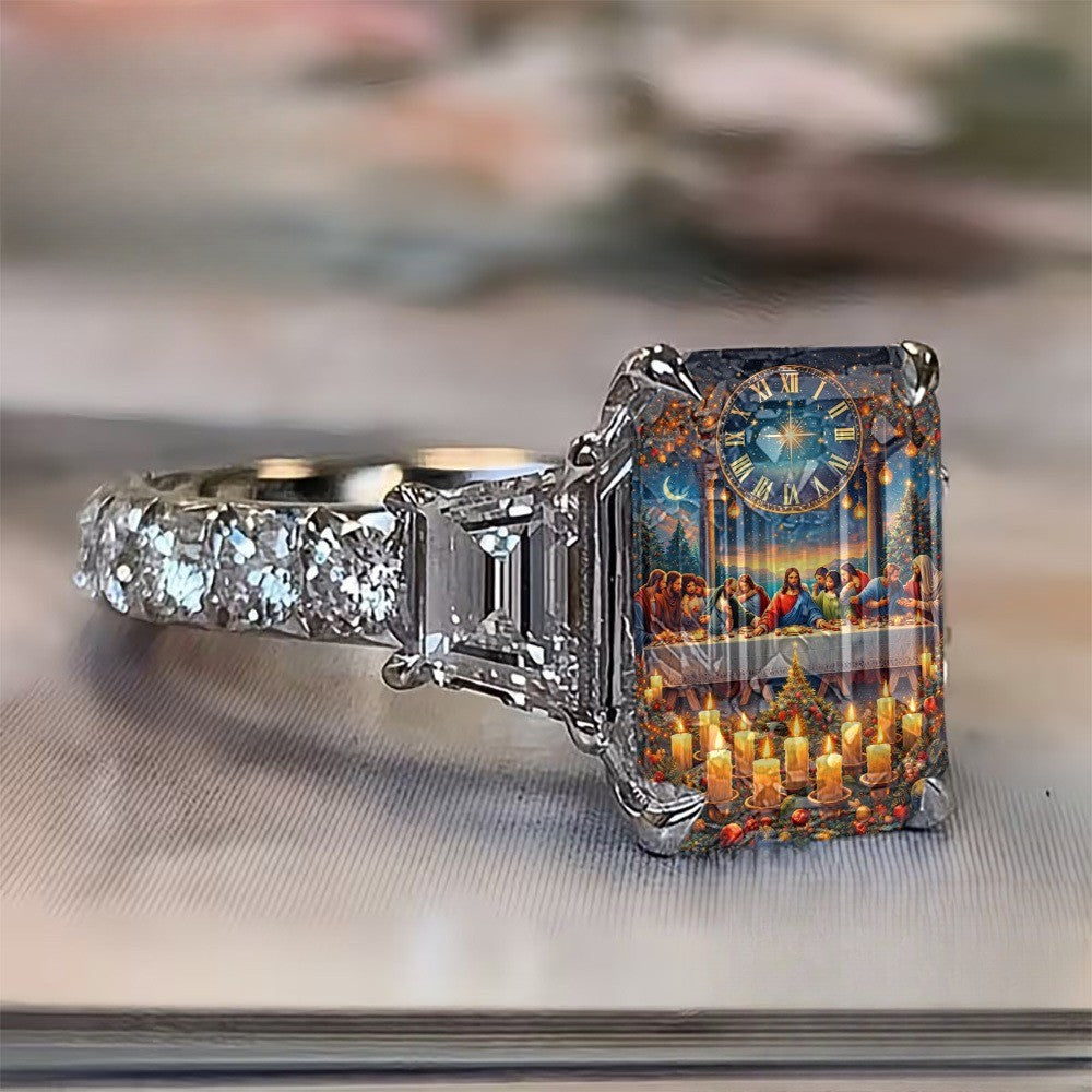 Nativity Dinner Square Ring