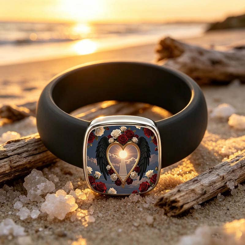 Winged Heart Square Ring