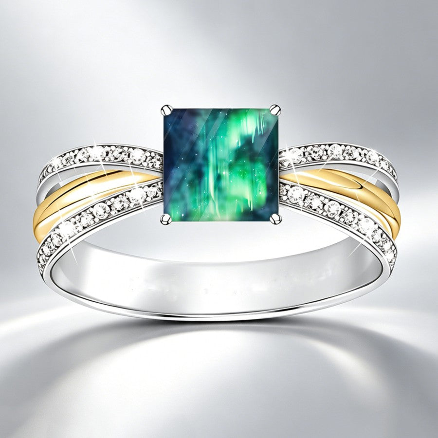 Northern Lights Square Ring