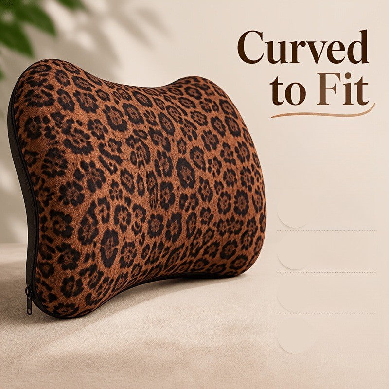 Leopard Print Lumbar Pillow