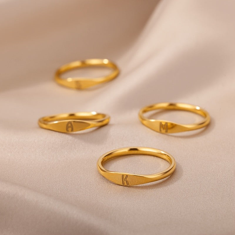 X Symbol Band Ring