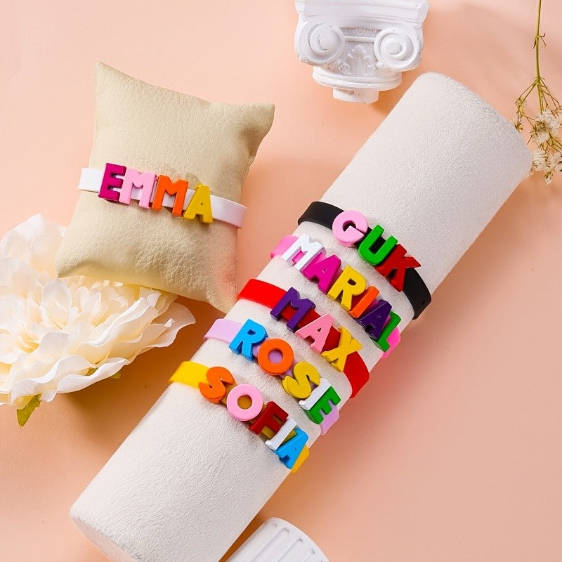 Colorful Letter Name Bracelet
