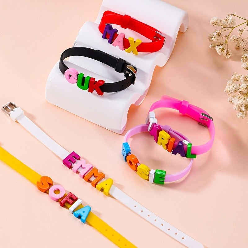 Colorful Letter Name Bracelet