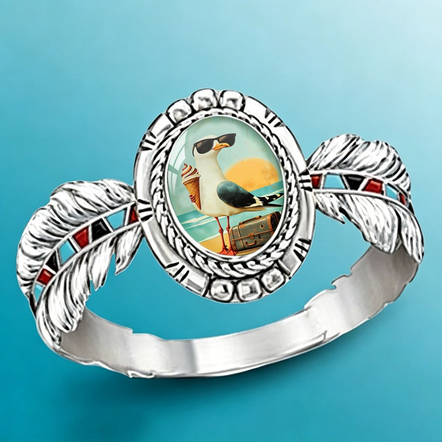Seagull Oval Ring